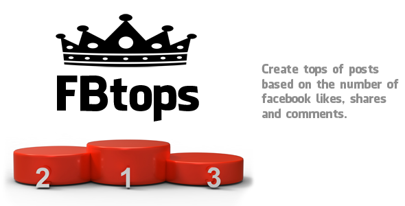 FBtops – WordPress plugin for posts tops based on facebook likes, shares and comments