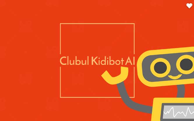 Free practical courses for children, parents and teachers through the “Kidibot AI Club – We use Artificial Intelligence to learn Romanian”
